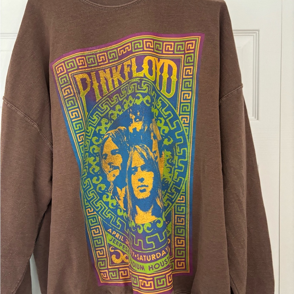 Pink Floyd Brown Psychedelic Hoodie